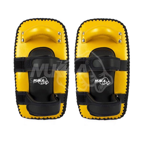 Black & Yellow Boxing Arm Pads – High Visibility