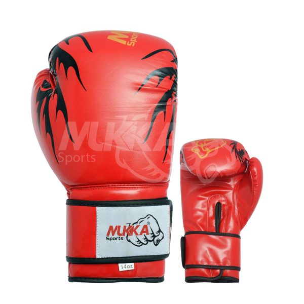 Red and Black Boxing Gloves for Training & Sparring