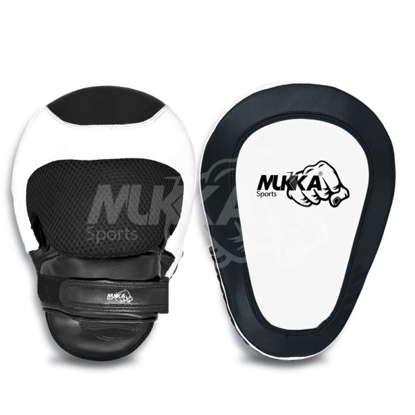 Black & White Boxing Focus Pad – Classic Design