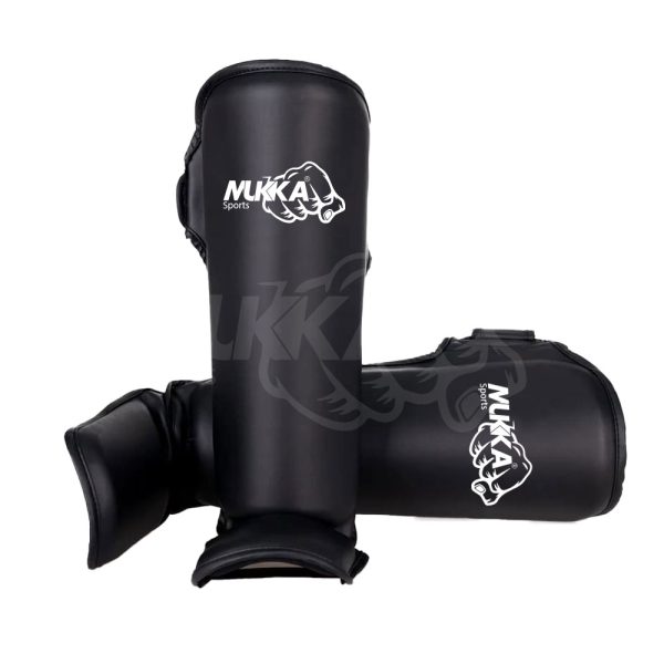 Black Boxing Shin Guards for Men & Women Training