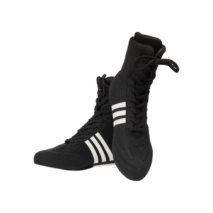 Mukks Sports Pro Fight (Black) Boxing Shoes Durable High Ankle Support Design