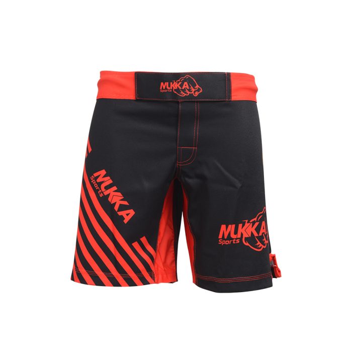 Bold Black & Red Boxing Shorts – Premium Edition