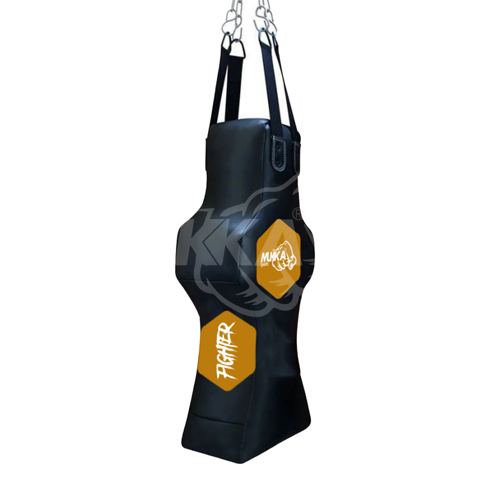 Black & Orange Uppercut Punching Bag for MMA
