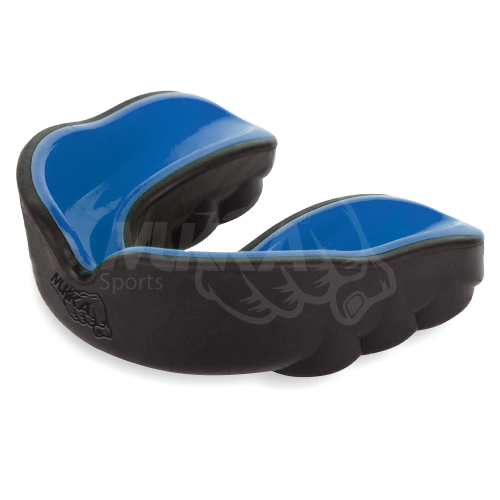 Black & Blue Boxing Mouth Guard – Custom Fit
