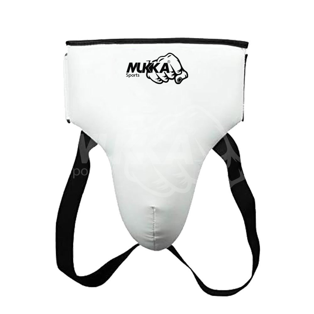 White Black Boxing Groin Guard – Combat Ready