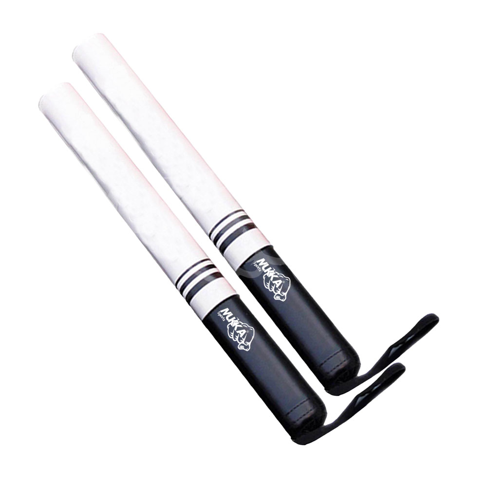 White & Black Boxing Training Sticks – Speed Reflex