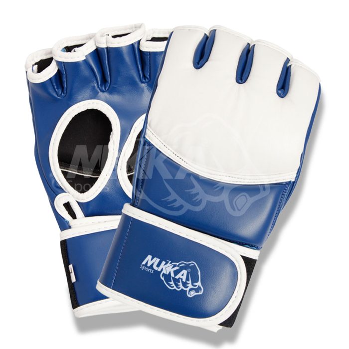Mukka Sports Blue & Black MMA Gloves High Performance Fight Gear
