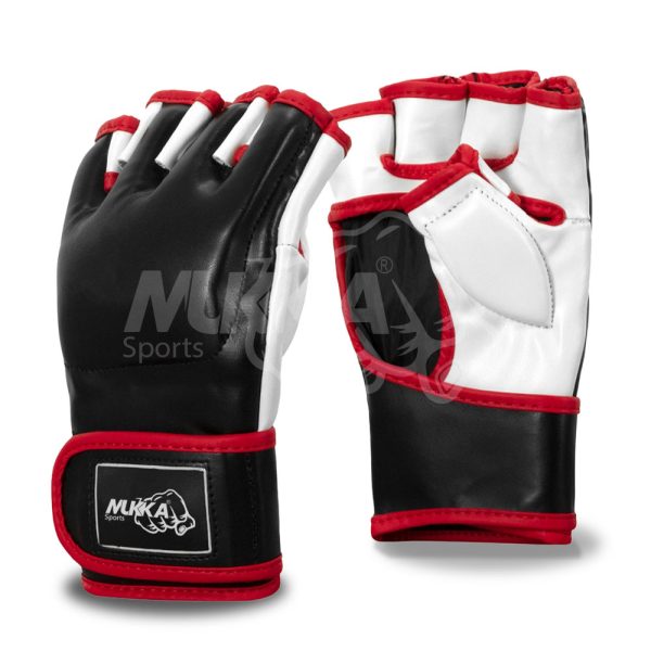 Mukka Sports Red & Black MMA Gloves High Performance Fight Gear