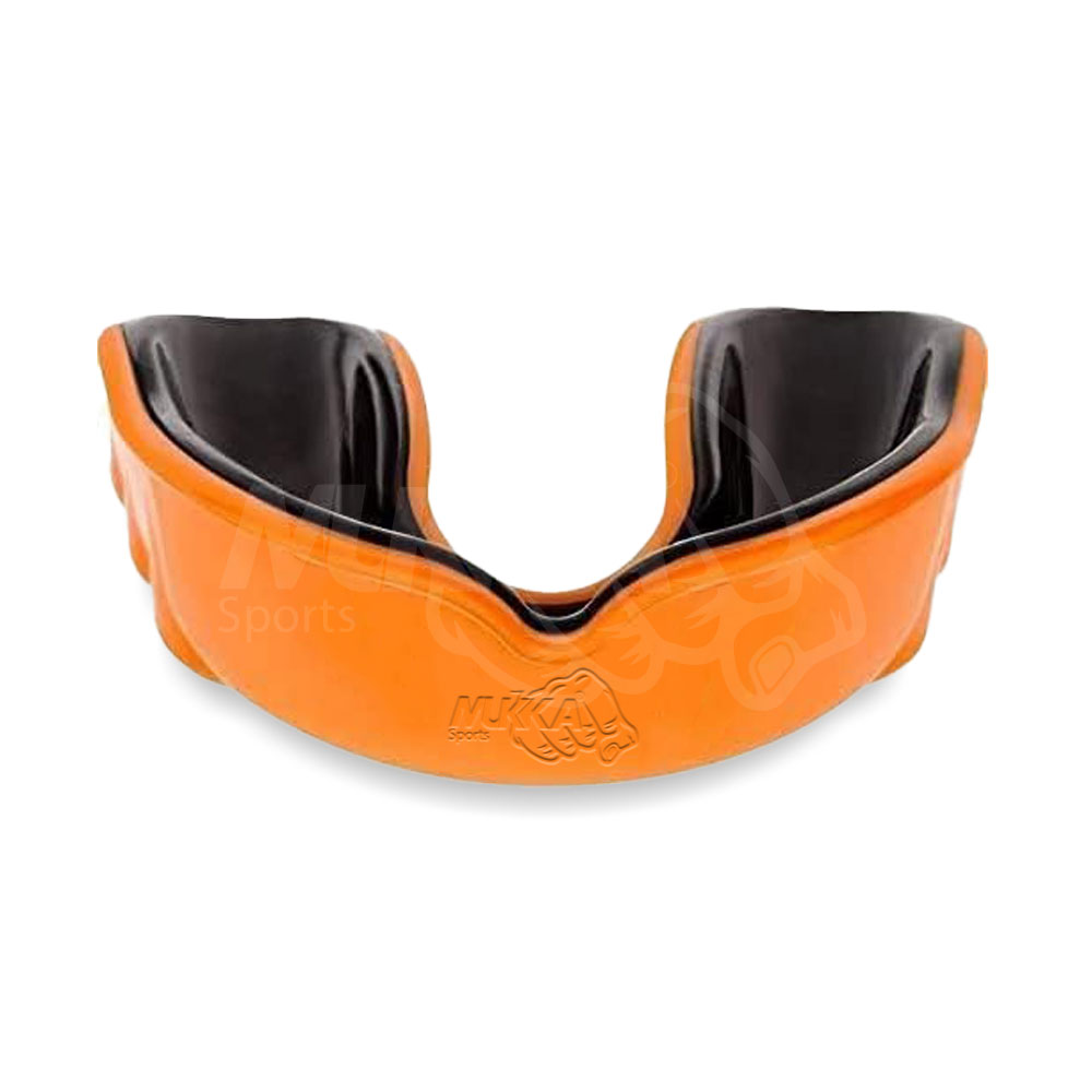 Black & Orange Boxing Mouth Guard – Custom Fit