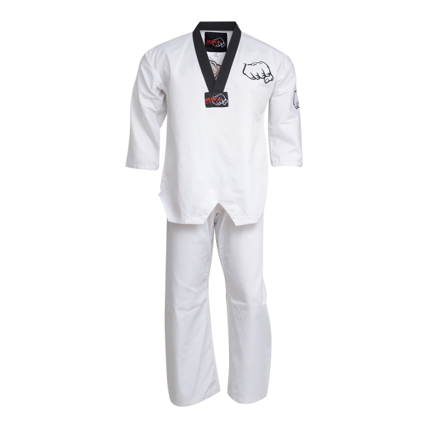 Mukka Sports Taekwondo Gi White Lightweight TKD Dobok Martial Arts Training Uniform