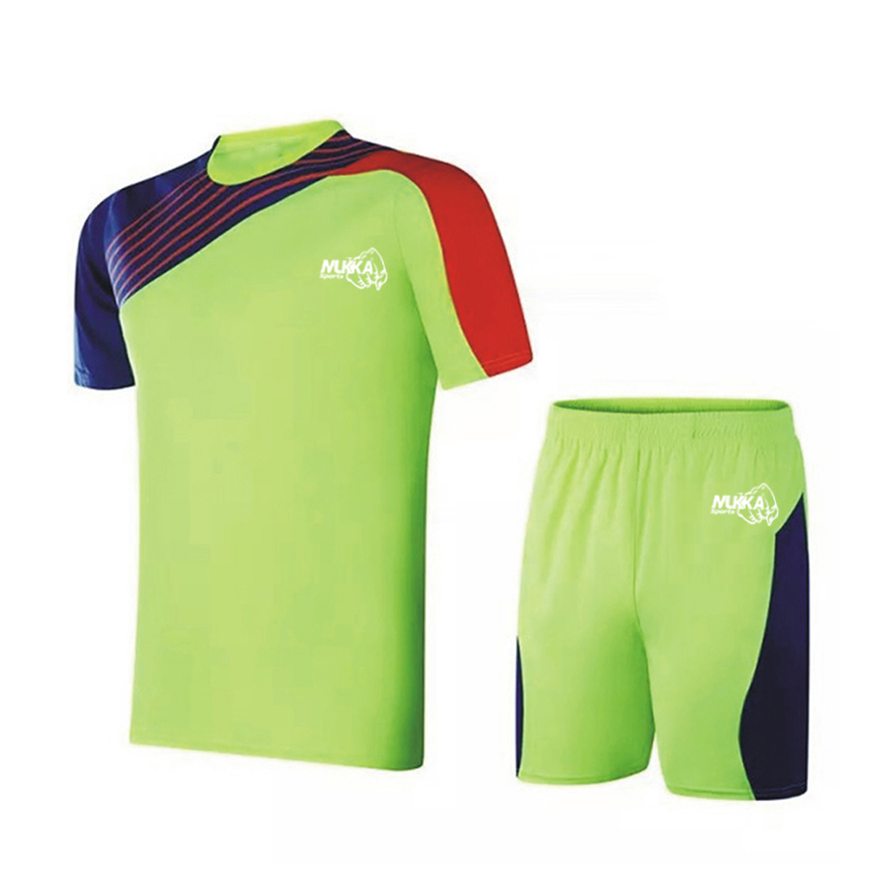 Mukka Sports Football Uniform Premium Soccer Jersey & Shorts Set Supplier