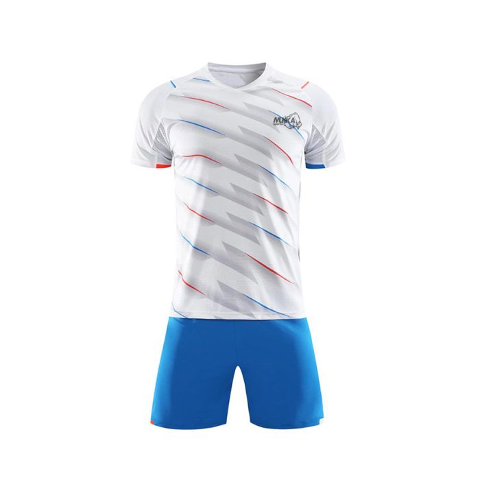 Mukka Sports Football Jersey & Shorts Set Breathable Soccer Uniform for Teams