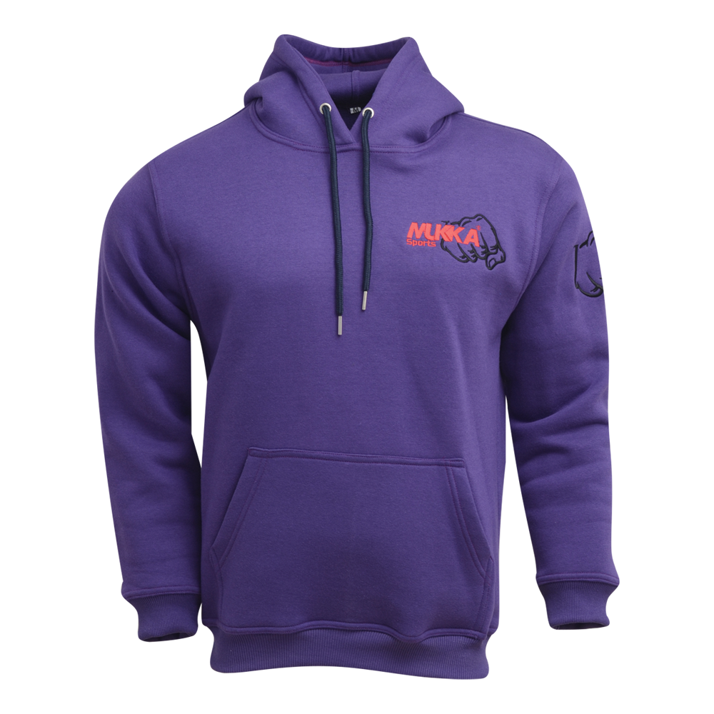 Shop Dark Purple Pullover Hoodie for Sports & Casual Comfort