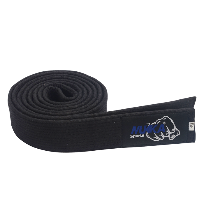 Mukka Sports Black Professional Dojo Karate Belt Premium Martial Arts Gear