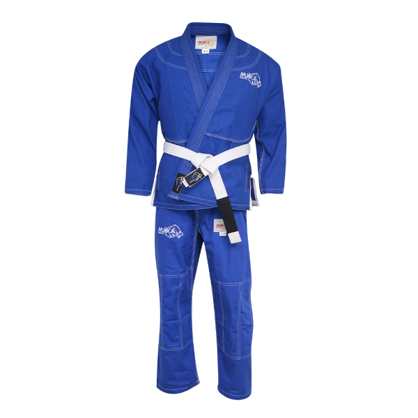 Mukka Sports Blue Karate Uniform Professional Karate Gi Martial Arts Training Suit