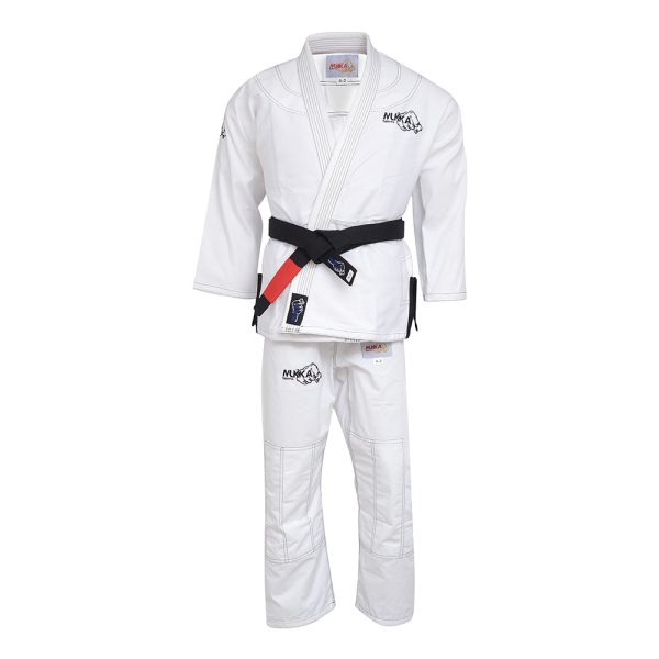 Mukka Sports White Karate Uniform Professional Karate Gi Martial Arts Training Suit