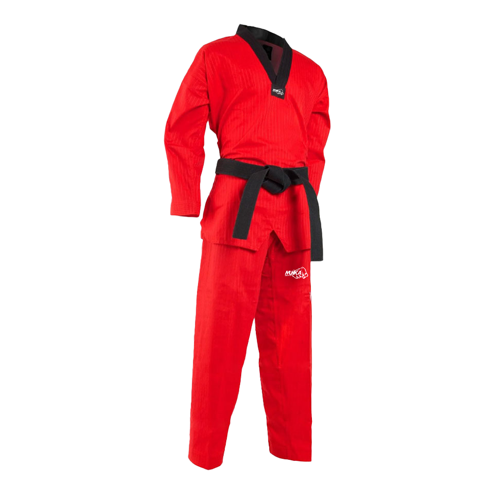 Mukka Sports Red Karate Uniform Professional Karate Gi Martial Arts Training Suit