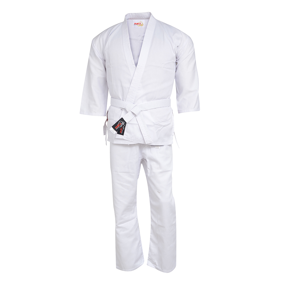 Mukka Sports (White) Karate Uniform Professional Karate Gi Martial Arts Training Suit