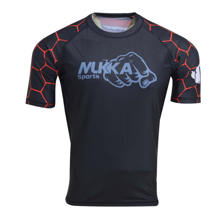 Mukka Sports Professional MMA Rash Guard Sublimation Fight Training Top