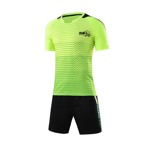 Men’s Soccer Uniform by Mukka Sports Breathable Football Training Kit