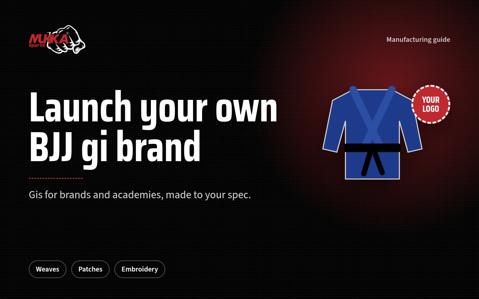 BJJ Gi Manufacturer: How to Launch Your Own Gi Brand or Academy Gis