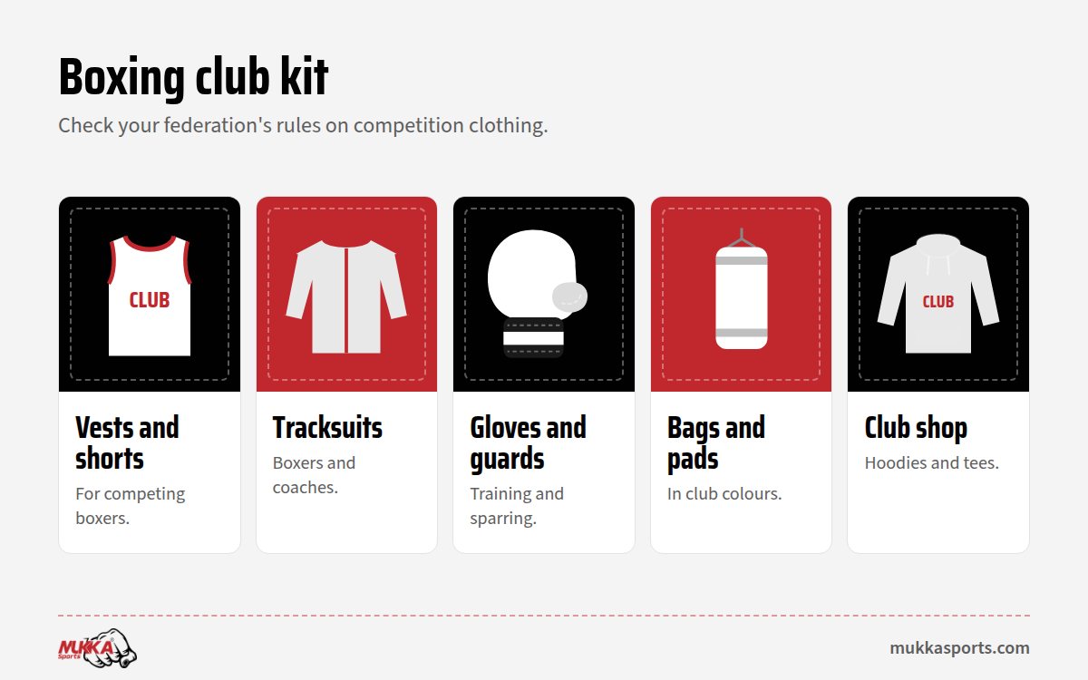 Custom kit for an amateur boxing club