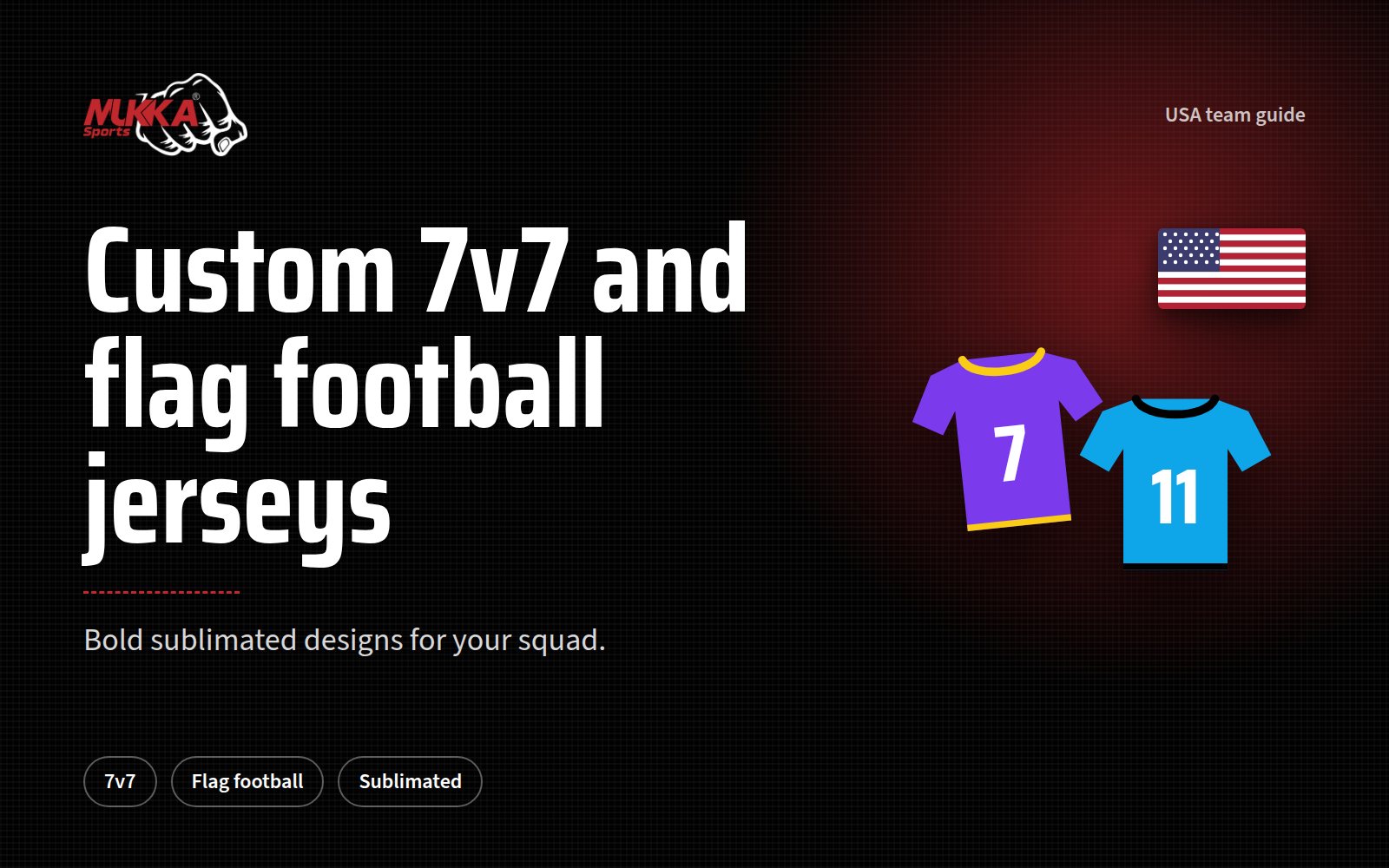 Custom 7v7 and Flag Football Jerseys: Design and Ordering Guide
