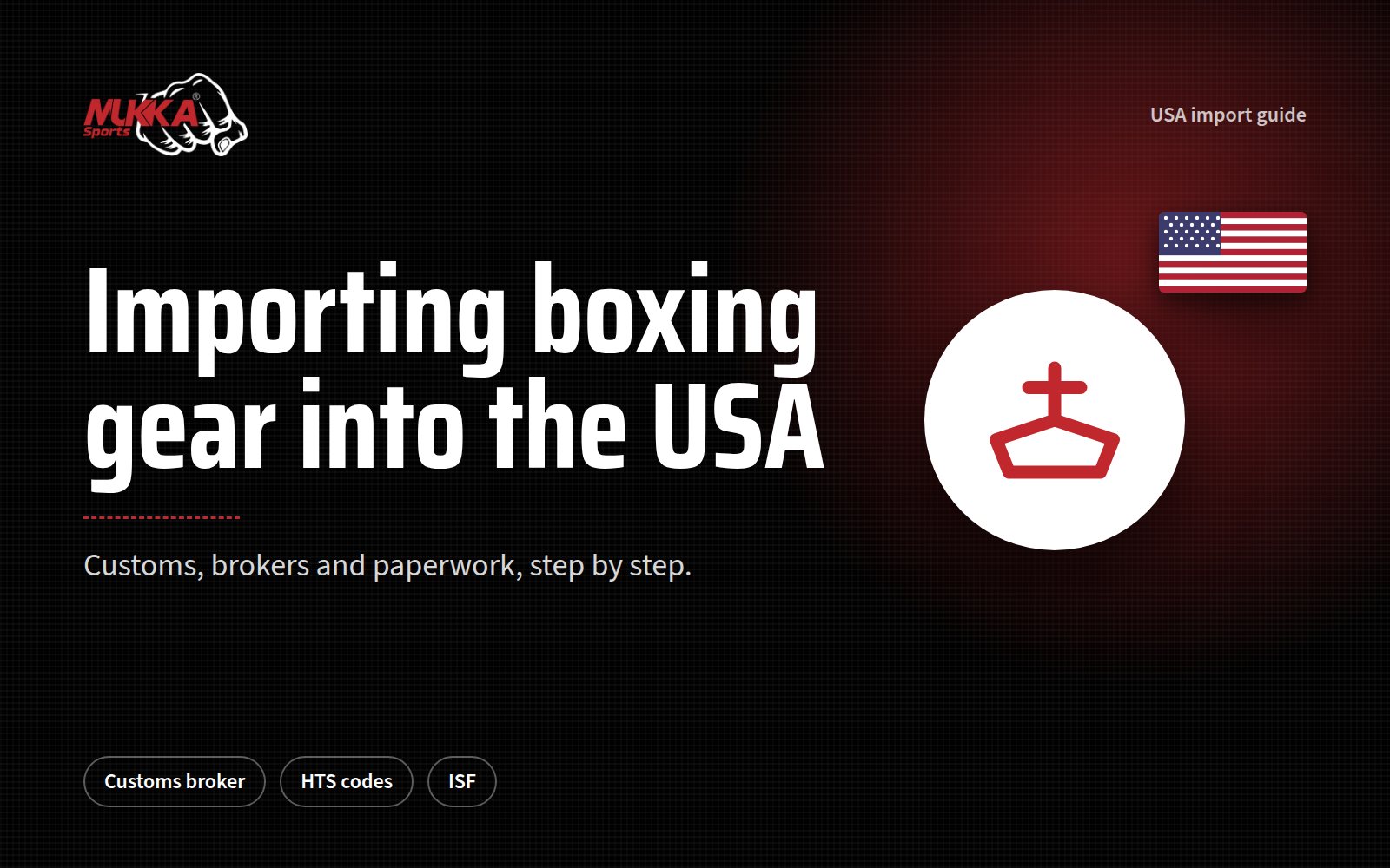 Importing Boxing Equipment into the USA: Customs, Brokers and Paperwork