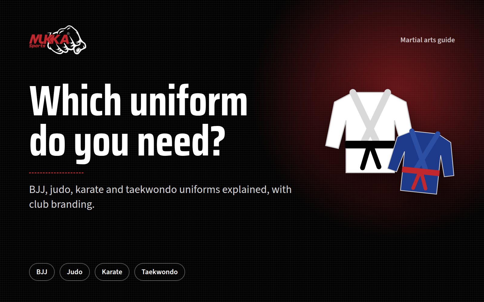 Martial Arts Uniforms