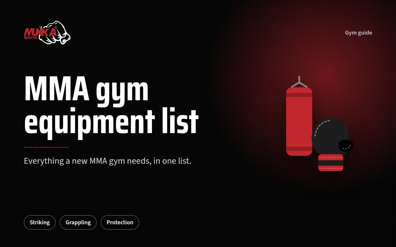 MMA Gym Equipment List: Everything a New MMA Gym Needs