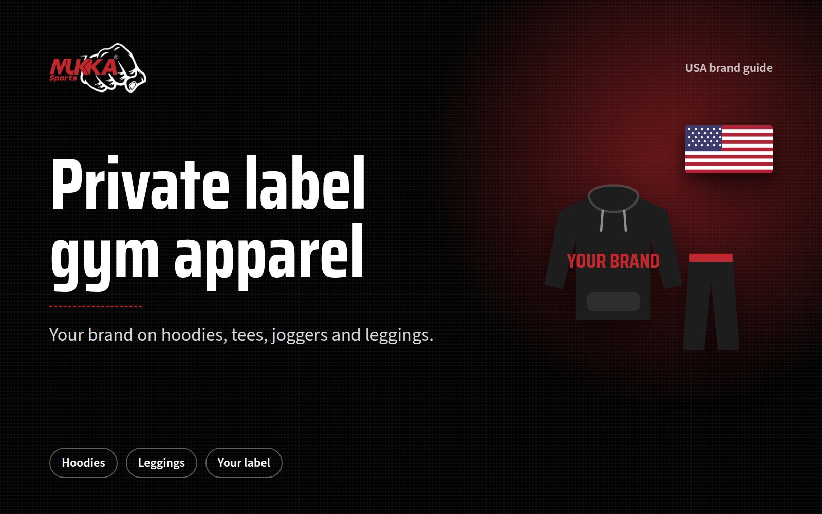 Private Label Gym Apparel for US Gyms and Fitness Brands